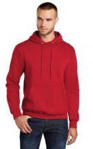 Port & Company ® Adult Unisex Tall Core 7.8-ounce, 50/50 Cotton Poly Fleece Pullover Hooded Sweatshirt